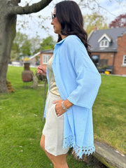 Stone Bubble Cotton Shorts