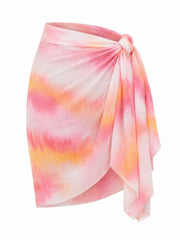 Pink Pastel Sunset Fleck Scarf