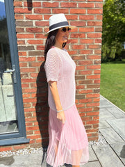 Pink Pleated Dress Two Piece Jocelyn
