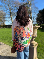 Cream Stripe Safari Print Shirt Andie