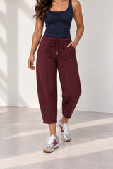 Wine Barrel Leg Jogger