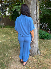 Denim Two Stripe Co-Ord Nikki