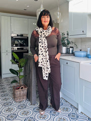 Chocolate Wide Leg Magic Trousers