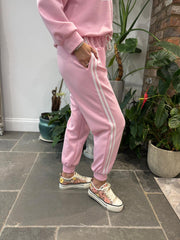 Pink Numeric Print Leisure Set Amber