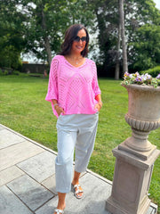 Grey Barrel Leg Trousers