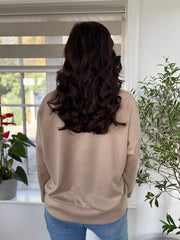 Mocha Essential Sweatshirt Angela