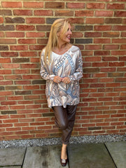 Mocha Soft Touch Aboriginal Knit Ava