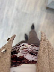Camel Boucle Gilet Elliott