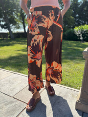 Chocolate Artisan Bloom Trousers Emily