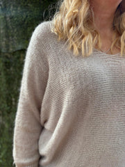 Stone Shimmer V Neck Knit Seren