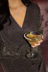 Silver & Gold Zig Zag Shimmer Dress Sadie