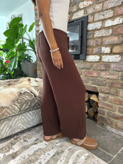 Chocolate Leisure Trousers Juliet