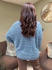 Blue Eyelash Knit Skye