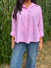 Pink Pinstripe Shirt Becca