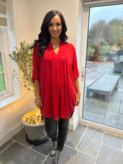 Red Sparkle Tunic Gloria