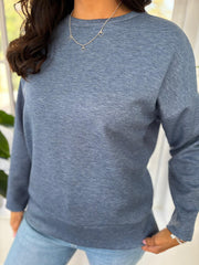 Denim Essential Sweatshirt Angela