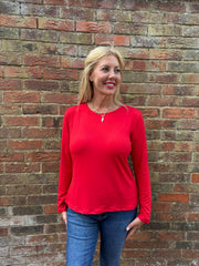 Red Super Soft Round Neck