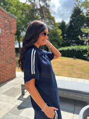 Navy Stripe Leisure Set Billie
