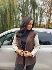 Chocolate Blazer Jacket Emma