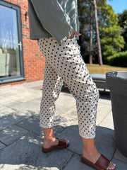 Buttercream Polka Dot Trousers Marcia