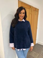 Navy Super Soft Knit Aurora