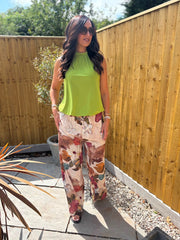 Green Halter Neck Top Jessie