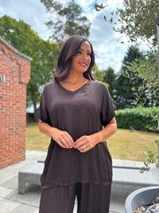 Chocolate Shimmer Tee Aubrey