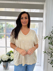 Gold Star Shimmer Top Sadie