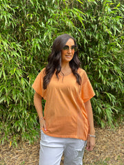 Orange Net Side Panel Top Willow