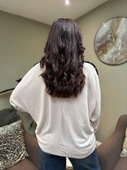 Stone Diamante Trim Knit Orla