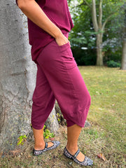 Wine Barrel Leg Joggers Clarice