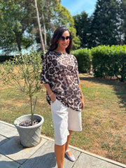 Leopard Print Knit Dress Delilah