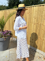 White Polka Dot Co-Ord Set Beverly