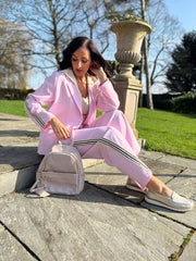 Pink Trouser Suit Celine