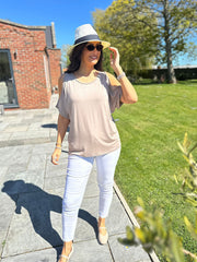 Stone Cold Shoulder Top Orla