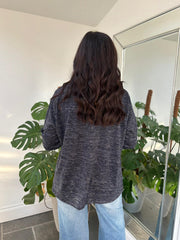 Navy Marl Two Piece Fine Knit Danni