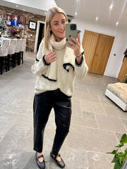 Stone Blanket Stitch Two Piece Knit Leanne