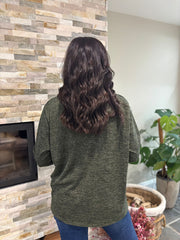 Khaki Marl Two Piece Fine Knit Danni