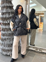 Black Quilted Gilet Hollie