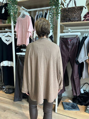 Dark Mocha Textured Corrina Jacket