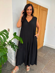 Black Wide Leg Jumpsuit Kaylee