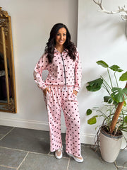 Pink Polka Dot Tracksuit Darla