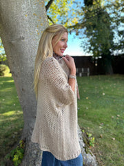 Biscuit Cosy Edge To Edge Cardi Mabel