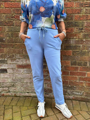 Blue Basic Reema Joggers 2