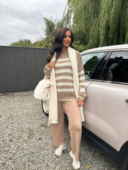 Camel Knitted Trousers Chloe