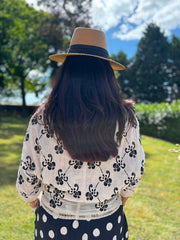 Stone Embroidery Patterned Jacket Clarissa