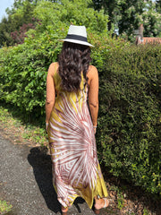 Olive Leaf Dress Odette