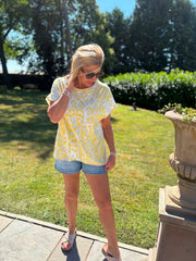 Lemon Leopard Tee Reese