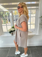 Mocha Designer Inspired Sports Dress Carrie