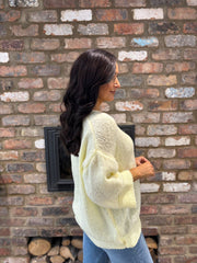 Lemon Two Piece V Neck Knit Eileen